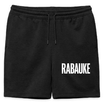 Loubard - Short de survêtement homme premium - noir - Devant - AI Model Male 178 light (178cm)