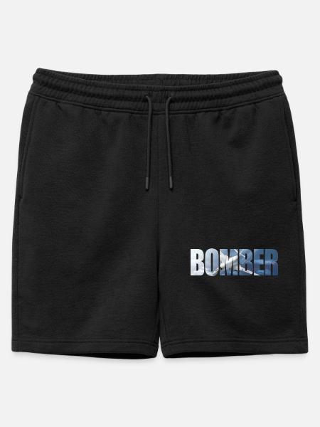 Bomber Tu-160 - Mens' Premium Organic Sweatshorts - black