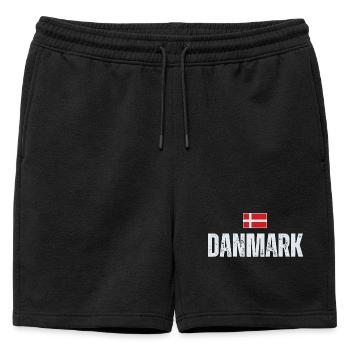 Fierté danoise, fier Danois - Short de survêtement homme premium - noir - Devant - AI Model Male 178 light (178cm)