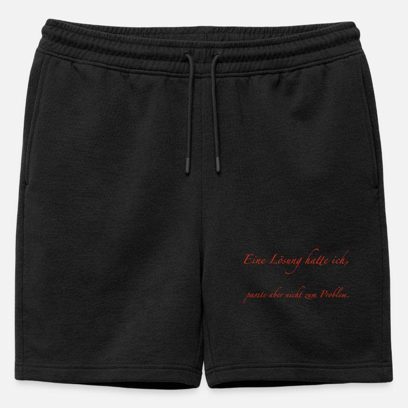 J’avais une solution - Short de survêtement homme premium - noir