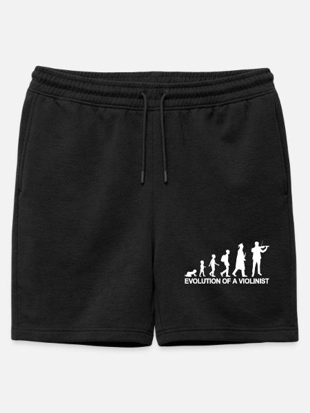 Development of a violinist - Mens' Premium Organic Sweatshorts - black
