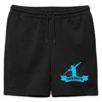 Athlètes d'athlétisme Throwminator Athletic - Short de survêtement homme premium - noir - Devant - AI Model Male 178 light (178cm)