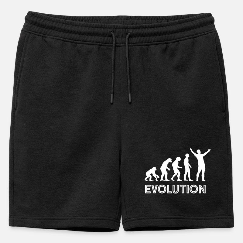 Judas Evolution - Männer Premium Organic Sweatshorts - Schwarz