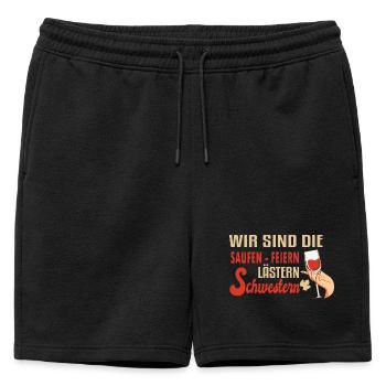 Christmas Outfit Cookie Baking Christmas Xmas - Mens' Premium Organic Sweatshorts - black - Front - AI Model Male 178 light (178cm)
