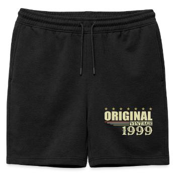 1999 Anniversaire - 1999 - Short de survêtement homme premium - noir - Devant - AI Model Male 178 light (178cm)