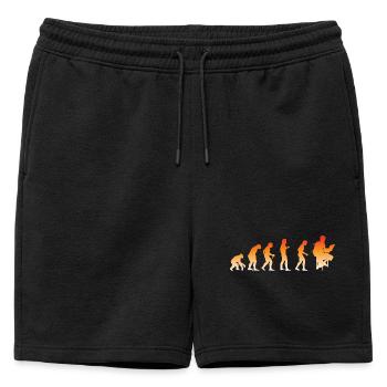 Gamer Game Video Game Blueberry Vintage Gaming - Mens' Premium Organic Sweatshorts - black - Front - AI Model Male 178 light (178cm)