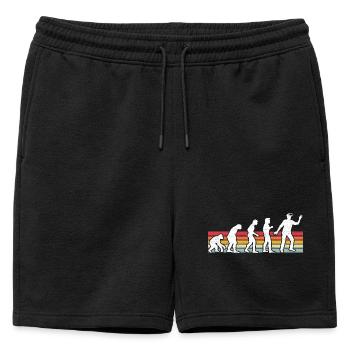 Gamer Game Video Game Blueberry Vintage Gaming - Mens' Premium Organic Sweatshorts - black - Front - AI Model Male 178 light (178cm)