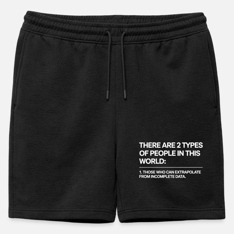 Statistics Analysis Data Science Extrapolation - Mens' Premium Organic Sweatshorts - black