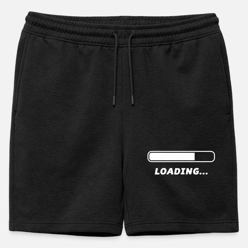 Loading - Männer Premium Organic Sweatshorts - Schwarz