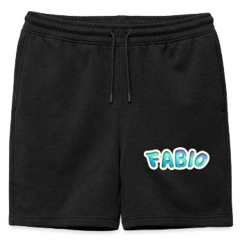 Fabio en tant que métier - Short de survêtement homme premium - noir - Devant - AI Model Male 178 light (178cm)