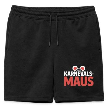 Souris de carnaval Souris de Cologne Souris de carnaval - Short de survêtement homme premium - noir - Devant - AI Model Male 178 light (178cm)