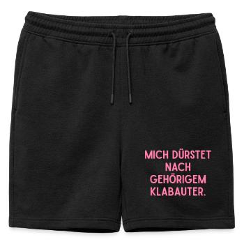 J’ai soif d’un bon Klabauter. - Short de survêtement homme premium - noir - Devant - AI Model Male 178 light (178cm)