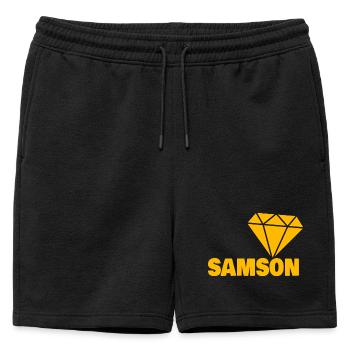 Noble Samson - Short de survêtement homme premium - noir - Devant - AI Model Male 178 light (178cm)