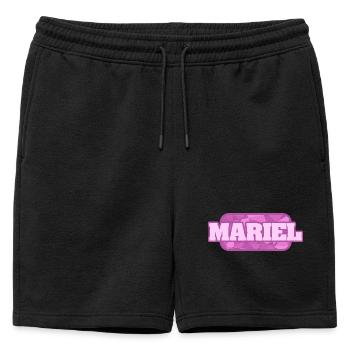 Mariel comme la santé - Short de survêtement homme premium - noir - Devant - AI Model Male 178 light (178cm)