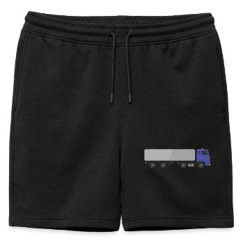 Tanker truck - Mens' Premium Organic Sweatshorts - black - Front - AI Model Male 178 light (178cm)