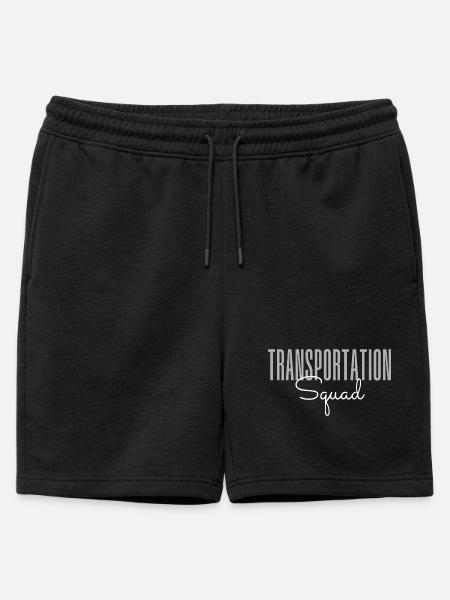 Transporttrupp – Spaß-Transportarbeiter-Team - Männer Premium Organic Sweatshorts - Schwarz
