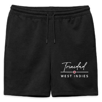 Trinité-et-Tobago - Antilles - Caraïbes - Short de survêtement homme premium - noir - Devant - AI Model Male 178 light (178cm)