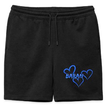 Baran dans le rôle de Baran - Short de survêtement homme premium - noir - Devant - AI Model Male 178 light (178cm)
