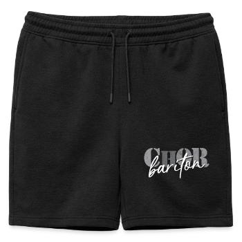 Choir Baritone - Mens' Premium Organic Sweatshorts - black - Front - AI Model Male 178 light (178cm)