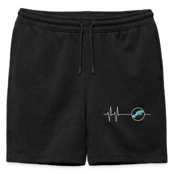 Battement de cœur du Dugong Mamatee - Short de survêtement homme premium - noir - Devant - AI Model Male 178 light (178cm)