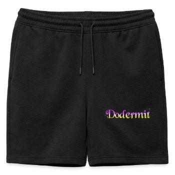 Éclaboussures de gradient de Dodermit - Short de survêtement homme premium - noir - Devant - AI Model Male 178 light (178cm)