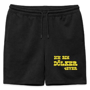 Je suis Dölker 4 de tous les jours - Short de survêtement homme premium - noir - Devant - AI Model Male 178 light (178cm)