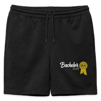 Licence 2026 Remise des diplômes - Short de survêtement homme premium - noir - Devant - AI Model Male 178 light (178cm)