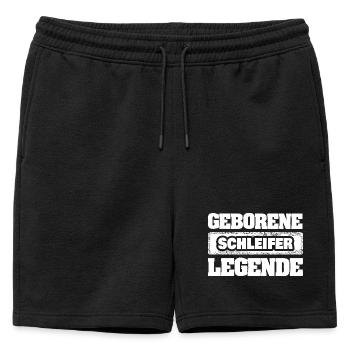 Moulin - Short de survêtement homme premium - noir - Devant - AI Model Male 178 light (178cm)