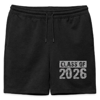 Promotion 2026 - Étudiant Étudiant - Short de survêtement homme premium - noir - Devant - AI Model Male 178 light (178cm)