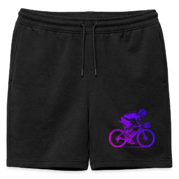 Graphique vélo de route pour vélo de route - Short de survêtement homme premium - noir - Devant - AI Model Male 178 light (178cm)