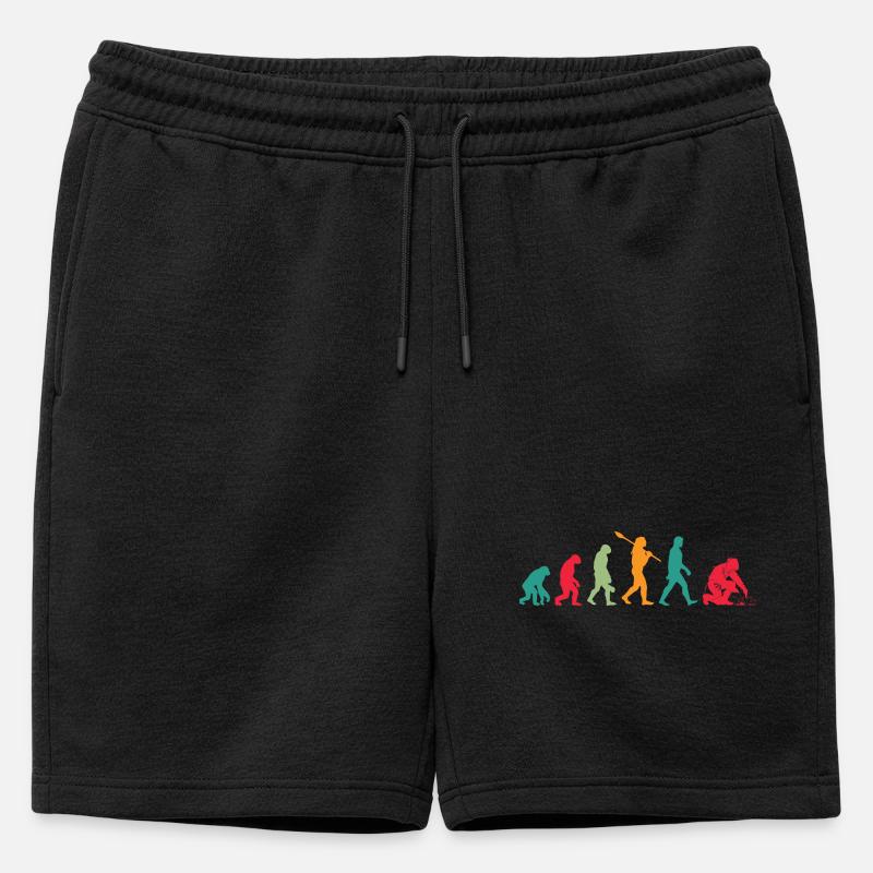 Welder Evolution - Mens' Premium Organic Sweatshorts - black