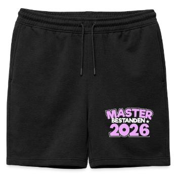 Master 2026 Diplôme - Short de survêtement homme premium - noir - Devant - AI Model Male 178 light (178cm)