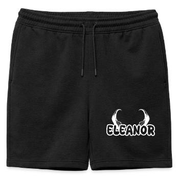 Eleanor dans le rôle d’Eleanor - Short de survêtement homme premium - noir - Devant - AI Model Male 178 light (178cm)