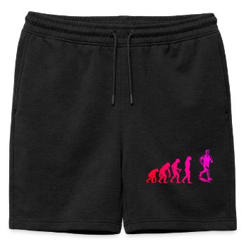 Courir parfaitement pour n’importe quelle course - Short de survêtement homme premium - noir - Devant - AI Model Male 178 light (178cm)