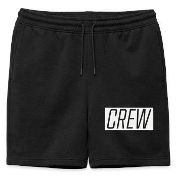 Équipage - Short de survêtement homme premium - noir - Devant - AI Model Male 178 light (178cm)