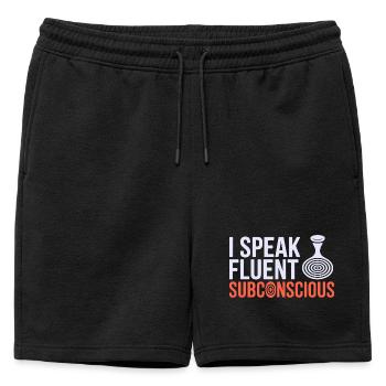 Spécialiste clinique certifié neuro-comportemental - Short de survêtement homme premium - noir - Devant - AI Model Male 178 light (178cm)