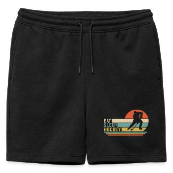 Hockey sur glace Hockey - Short de survêtement homme premium - noir - Devant - AI Model Male 178 light (178cm)