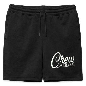 membre d’équipage - Short de survêtement homme premium - noir - Devant - AI Model Male 178 light (178cm)
