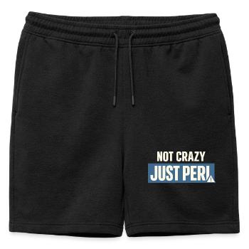 Périménopause Humour Périménopause - Short de survêtement homme premium - noir - Devant - AI Model Male 178 light (178cm)