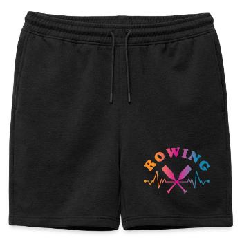 Aviron Sports nautiques - Short de survêtement homme premium - noir - Devant - AI Model Male 178 light (178cm)