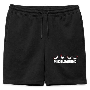 Soirée des filles - Enterrement de vie de garçon - Soirée filles - Poules - Short de survêtement homme premium - noir - Devant - AI Model Male 178 light (178cm)