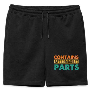 Contient des pièces de rechange pour la récupération chirurgicale - Short de survêtement homme premium - noir - Devant - AI Model Male 178 light (178cm)