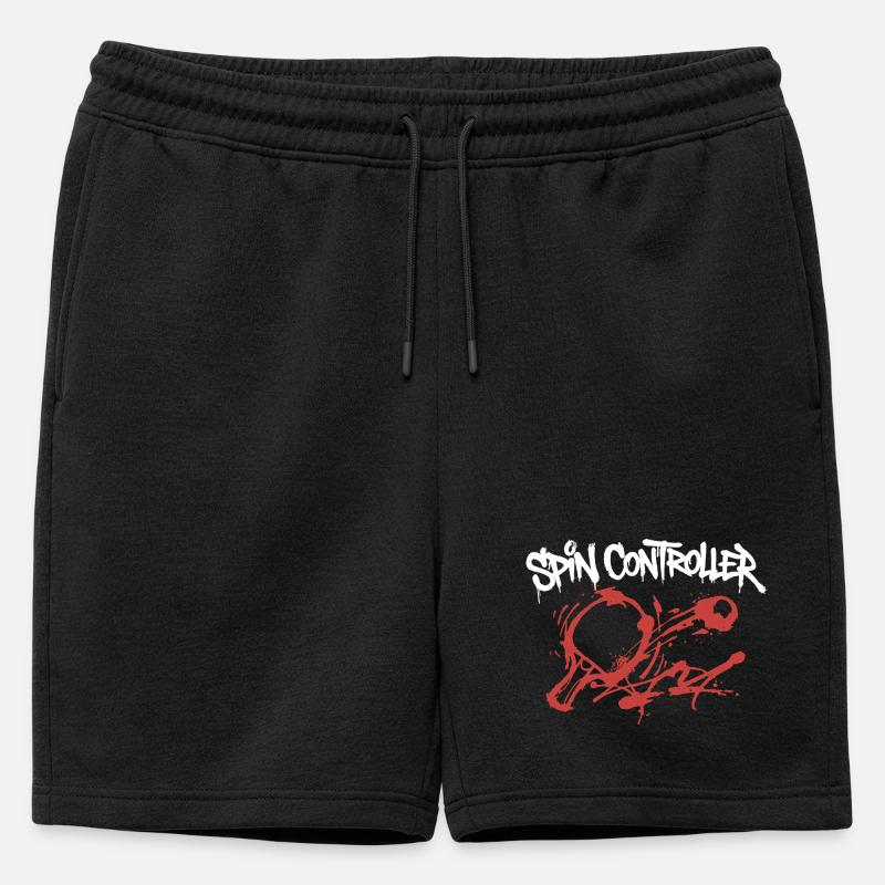 Spin Controller Graffiti - Männer Premium Organic Sweatshorts - Schwarz
