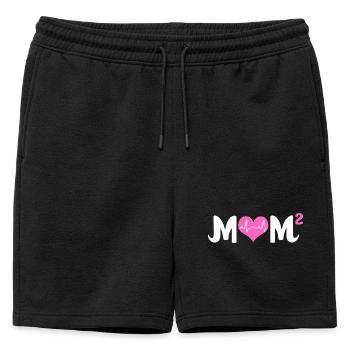 Cadeau de maman des jumeaux Maman des jumeaux - Short de survêtement homme premium - noir - Devant - AI Model Male 178 light (178cm)