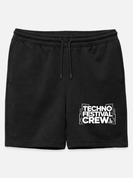 Techno Festival Crew – Techo Party Outfit - Mens' Premium Organic Sweatshorts - black
