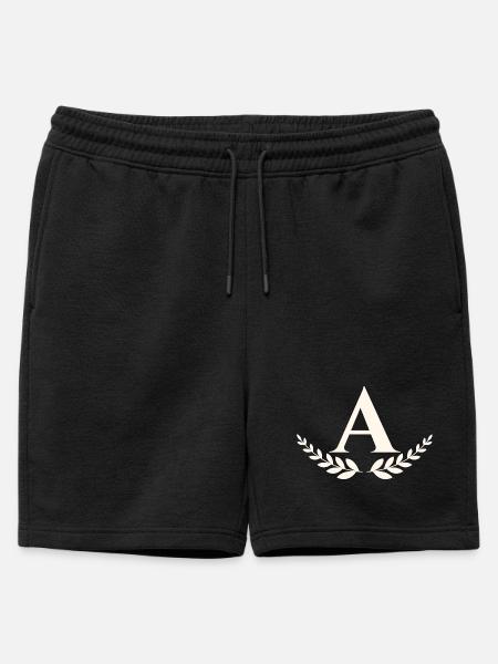 A - Short de survêtement homme premium - noir