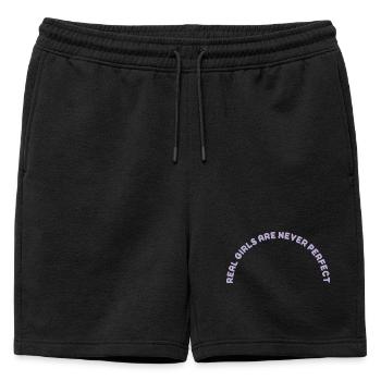 Les vraies filles ne sont jamais parfaites - Short de survêtement homme premium - noir - Devant - AI Model Male 178 light (178cm)