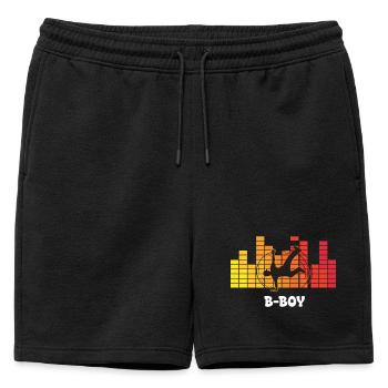 B-Boy Breakdance Streetstyle Hip Hop DJ Dance - Short de survêtement homme premium - noir - Devant - AI Model Male 178 light (178cm)