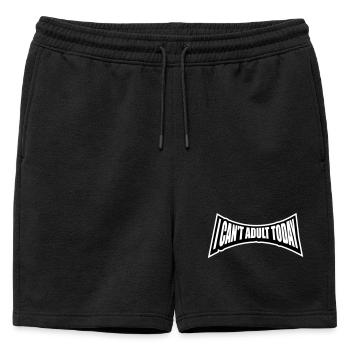 Je ne peux pas parler d’adulte aujourd’hui Drôle de Dicton-Adulte Logo - Short de survêtement homme premium - noir - Devant - AI Model Male 178 light (178cm)