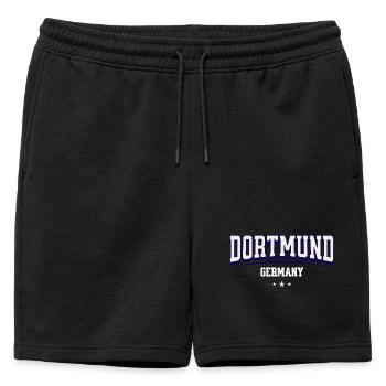 Maillot de Dortmund pour les supporters allemands - Short de survêtement homme premium - noir - Devant - AI Model Male 178 light (178cm)